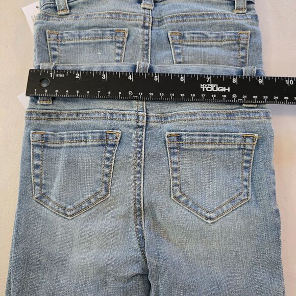 Ofluck Original Jeans Baby 18M Blue 2 Pairs Snap Closure Distressed Medium Wash - Picture 13 of 16